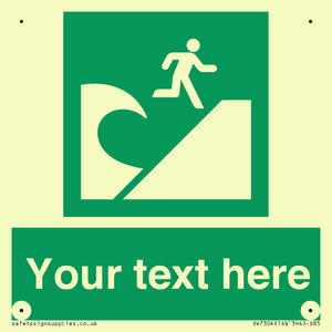 Custom Safe Condition Tsunami evacuation area